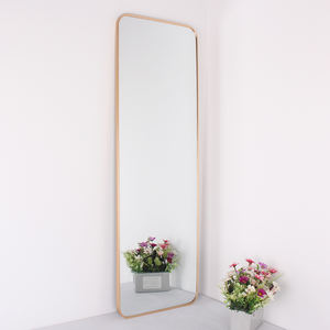 <span class=keywords><strong>Magi</strong></span>-Espejo de oro largo con marco de pie para salón de belleza, decoración del hogar, puerta de baño grande para sala de estar - Product Image 1