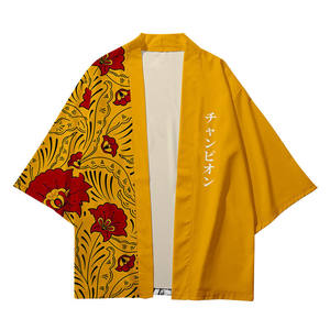 Kimono japonais, robe de chambre, cardigan samouraï en cachemire, cape patchwork, vêtements pour hommes, femmes, adultes, <span class=keywords><strong>anime</strong></span>, Halloween, kimono de Jiu Jitsu - Product Image 2