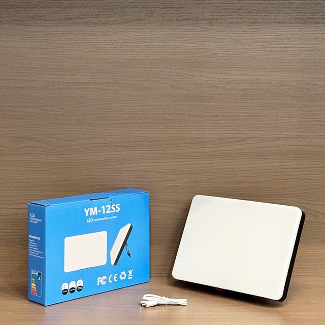 New Rl-122s 10 Inch Usb 9w 3200k-6500k Rechargeable Photography Lighting Video Led Light Panel for Tiktok