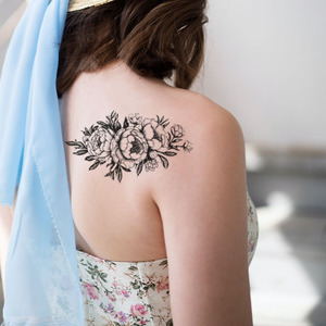 Nuovo Set di 5 Fogli/Confezione di Adesivi per Tatuaggi Temporanei Semi-Permanenti con <span class=keywords><strong>Farfalle</strong></span> <span class=keywords><strong>e</strong></span> <span class=keywords><strong>Fiori</strong></span>, Realistici <span class=keywords><strong>e</strong></span> Impermeabili per Donne - Product Image 2