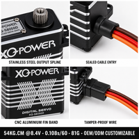 Servomoteur de direction XQ-S8050D 54kg étanche numérique sans noyau à couple élevé avec engrenage en acier inoxydable 8.4V pour voiture et camion RC 1/8