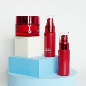 Luxury Skincare Packaging <b>Empty</b> Round 30ml 50ml 100ml Cream Cosmetic Glass <b>Jar</b> Toner Lotion Pump Body Oil Dropper Glass Bottle - Product Image 4