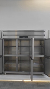 Congelador Vertical Comercial de Acero Inoxidable de Seis Puertas RTK con Control Digital Automático de Temperatura - Product Image 4