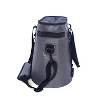 Sac isotherme pour aliments de 20 L en PU, imperméable, portable, glacière thermique pour le camping en plein air, la randonnée