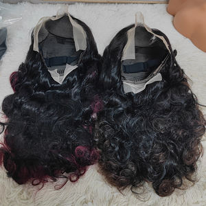 Promoción $100 Letsfly Pelucas Frontales de Encaje 13x4 de 300 gramos, Largas, Voluminosas y Sueltas, 22 Pulgadas, Color 1BT4, Cabello Humano Natural al por Mayor - Product Image 5