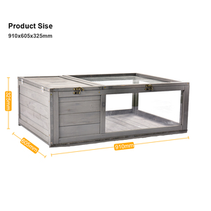 Casetta <span class=keywords><strong>per</strong></span> <span class=keywords><strong>Tartarughe</strong></span> da Esterno Woodville Media, Gabbia Premium Ecologica Impermeabile <span class=keywords><strong>per</strong></span> Animali Domestici, Recinto <span class=keywords><strong>per</strong></span> <span class=keywords><strong>Tartarughe</strong></span>, Serpenti e Rettili - Product Image 4