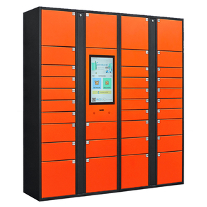 Kim loại ngoài trời thông minh bưu kiện giao hàng Tủ 24/7 bưu kiện <span class=keywords><strong>Locker</strong></span> - Product Image 1