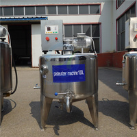 Pasteurisateur de lait flash 1000 kg 500 kg/h 50l, petite machine de pasteurisation de jus de fruits, prix