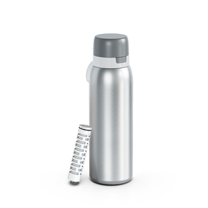 Bouteille d'eau filtrée en acier inoxydable noir La bouteille d'eau filtrée de 25oz utilise du charbon actif en coquille de noix de coco - Product Image 6