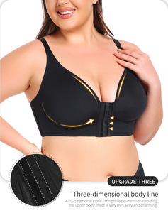 Soutien-gorge ouvert sur le devant soutien-gorge sans fil pour femmes soutien-gorge grande taille à <span class=keywords><strong>gros</strong></span> seins pour femmes 6XL - Product Image 2