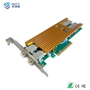 Thành viên IEEE cổng kép sợi 10 Gigabit SR 850nm Ethernet PCI Express Bypass máy chủ <span class=keywords><strong>Adapter</strong></span> Intel 82599es dựa - Product Image 2