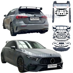 Paraurti per auto W177 di 2019 2025 per Mercedes W177 un aggiornamento di <span class=keywords><strong>classe</strong></span> al gruppo paraurti anteriore griglia auto A45s <span class=keywords><strong>Amg</strong></span> - Product Image 1