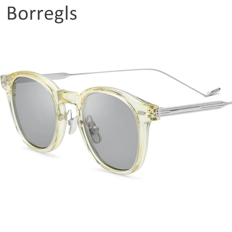 Borregls Acetaat Titanium Anti Blauw Licht Bril Mannen Fashion Retro Vierkante Anti-Blauw Stralen Brillen 2021 Nieuwe Vrouwen Brillen edd