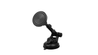 Support magnétique incurvé pour téléphone de voiture à ventouse, rotation stable à 360 degrés, hauteur réglable, tête texturée circulaire pour pare-brise