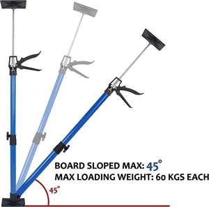 Eenpersoons Draagbare Hefmachine Met Verstelbare Steunpaalvijzels Cargo Bars Gipsplaten Ondersteuning Voor Thuisgebruik Nieuwe Staat - Product Image 3