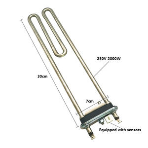 Elemento Calefactor Tubular de Resistencia Eléctrica de Acero Inoxidable para Lavadora con Termistor NTC - Product Image 3