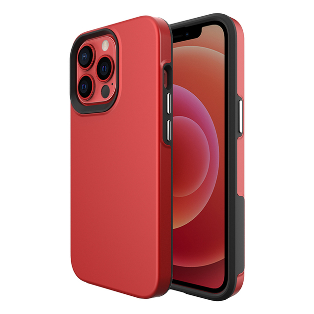 Wholesale Red Soft TPU Hard PC Back Cover case Waterproof Cell Phone Cases for iphone 11 13 14 Pro Max and 12 Series