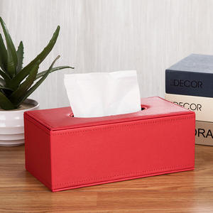 Casual Home Hotel Car Leather <b>Tissue</b> <b>Paper</b> Box Plastic Material - Product Image 2