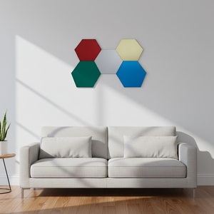 Custom Cut <b>Set</b> 5 Hexagon Acrylic Art Deco <b>Mirror</b> <b>Wall</b> Decor Self-Adhesive Shatterproof Eco-Friendly Laser-Cut Stickers Living - Product Image 1