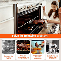 Sensor Suhu Oven Pengganti NTC Akurasi 0.1C Rentang Operasi -40-250 untuk Oven Dapur Komersial dan Toko Roti