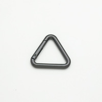 Accessoires de quincaillerie pour sacs professionnels de haute qualité, en alliage de zinc, 19 mm, 25 mm, nickel brillant, or, crochets à ressort triangulaires en métal