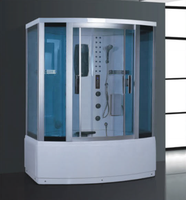 Bain de vapeur intérieur de haute qualité à prix bon marché avec porte coulissante pour l'utilisation de la douche