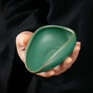 Mini plateau de grains de <span class=keywords><strong>café</strong></span> en céramique Offre Spéciale noir blanc vert grains de <span class=keywords><strong>café</strong></span> tasse de dosage soucoupe de grains de <span class=keywords><strong>café</strong></span> cuillère de pesée - Product Image 4