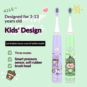Cepillo de <span class=keywords><strong>Dientes</strong></span> Eléctrico Inteligente para Niños con Control de Presión, Cerdas Suaves, Protección Envolvente de Silicona, Impermeable - Product Image 2