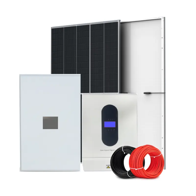 Incredibile sistema di energia solare off-grid da 10kw set completo 15kw 10kw 5KW sistema di energia solare per la casa off grid set completo