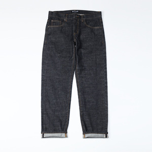 Jeans pour hommes bleus vintage coupe droite classique sur mesure avec détails brodés de haute qualité sur le dos - Product Image 6