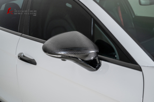 Carcasas de espejo retrovisor de fibra de carbono para Panamera 971,2 <span class=keywords><strong>2021</strong></span> 2022 2023 con volante a la izquierda y a la derecha - Product Image 3