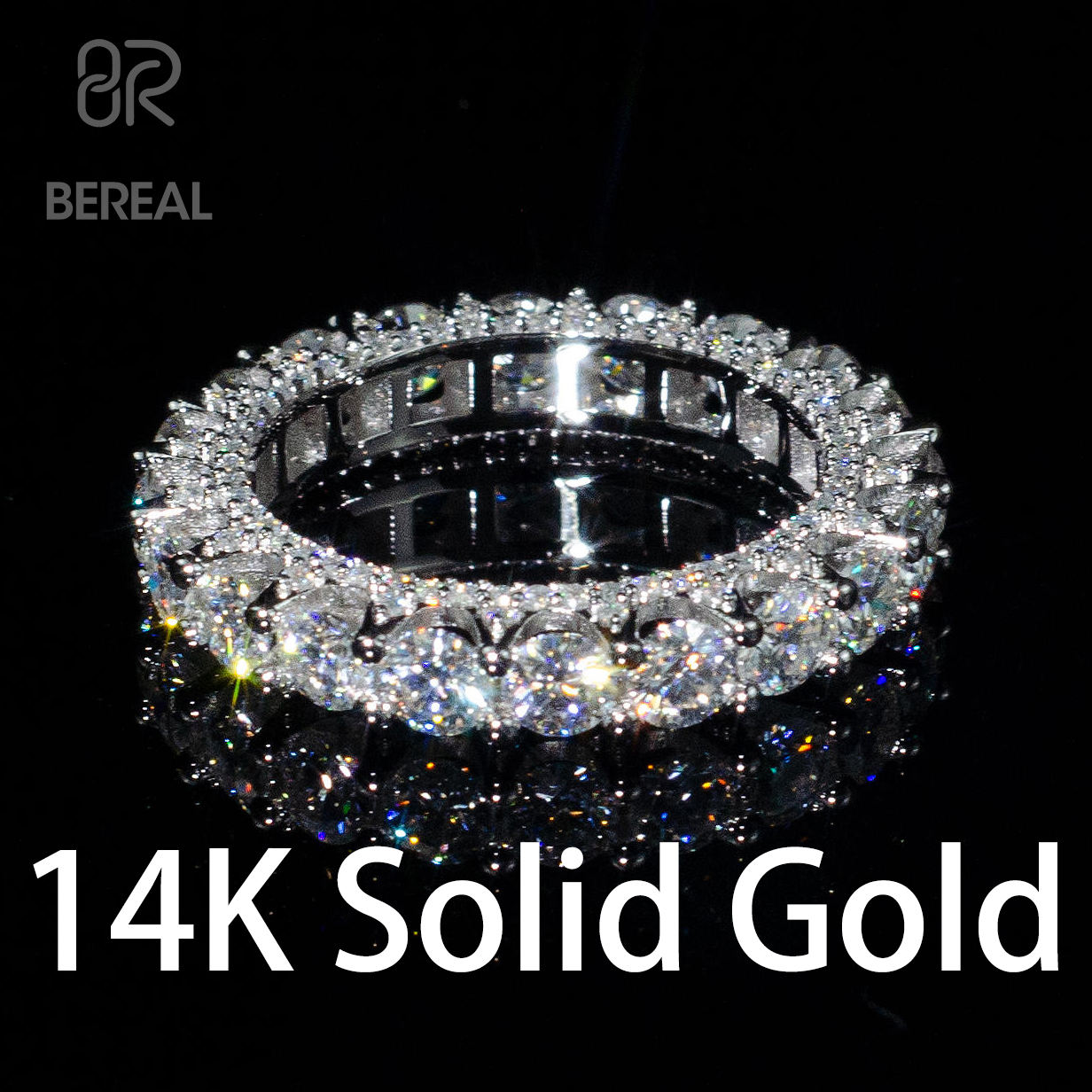 14K ทองคำ + VVS Moissanite