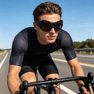 Gafas de sol europeas y americanas de montura grande, modernas y a la moda, gafas deportivas resistentes a los rayos UV, gafas de ciclismo - Product Image 3