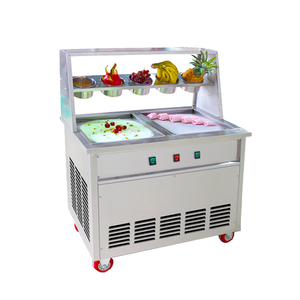 <span class=keywords><strong>เครื่อง</strong></span>ทำ<span class=keywords><strong>ไอ</strong></span><span class=keywords><strong>ศ</strong></span>กรีมม้วนแบบมืออาชีพ ผลิตภาพสูง <span class=keywords><strong>ราคา</strong></span>ขายส่ง พร้อมถัง 5 ใบ หม้อคู่ คอมเพรสเซอร์คู่ - Product Image 2