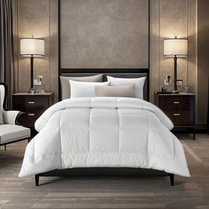 होटल फ्लुफी क्टेड शीतकालीन रजाई थोक नीचे सबूत कपड़े उच्च वजन पंख मखमल किंग आकार बिस्तर क्विल्ट - Product Image 5