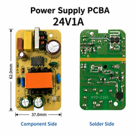 Cartes d'alimentation pleine puissance en gros pour usine, 24V 1A 24W, carte de circuit à performance stable pour remplacement et réparation