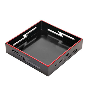 Ensemble de vaisselle carrée pour la cuisine japonaise ; assiette créative japonaise pour servir du bœuf au barbecue. - Product Image 5