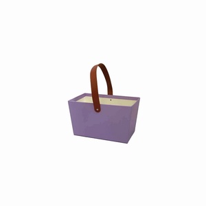 Boîte Cadeau Rectangulaire Rigide Personnalisée de Haute Qualité, Recyclable, Couleur Macaron, avec Poignée Portable pour Fleurs et Articles de Mode - Product Image 2