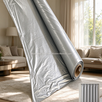 Rouleau de film en polyuréthane thermoplastique TPU argenté, film occultant imperméable pour rideau occultant, protège-matelas, nappe