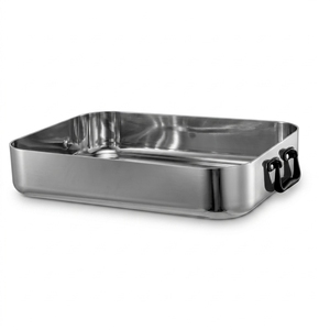 Bandeja Cuadrada Profunda de Acero Inoxidable Comercial para Restaurantes, Multiusos, para Asar Pollo y Pescado, para Catering al Aire Libre - Product Image 1