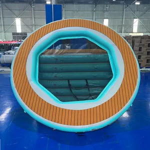 Plateforme flottante gonflable en PVC pour loisirs aquatiques multi-personnes - Product Image 2