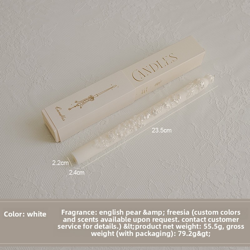 White (Scent: English Pear & Freesia)