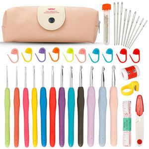 Ensemble d'accessoires <span class=keywords><strong>de</strong></span> haute qualité <span class=keywords><strong>pour</strong></span> sacs au crochet DIY avec crochets métalliques, aiguilles à coudre et ciseaux <span class=keywords><strong>pour</strong></span> projets <span class=keywords><strong>de</strong></span> couture - Product Image 1