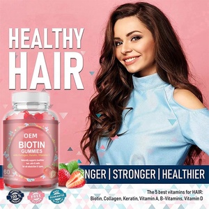 Gomitas de colágeno de biotina vegana OEM <span class=keywords><strong>1000mcg</strong></span> biotina y goma de colágeno - Product Image 5