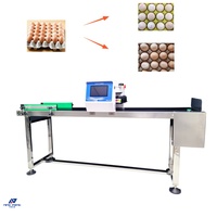 Impresora de cartuchos de inyección de tinta de alta velocidad de seis cabezales para cajas de huevos de la marca NP, impresora automática de códigos de lote para huevos, gran oferta