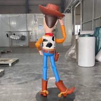 Escultura de Resina Personalizada de Buzz Lightyear y Woody de Toy Story, Arte Popular, Decoración para el Hogar