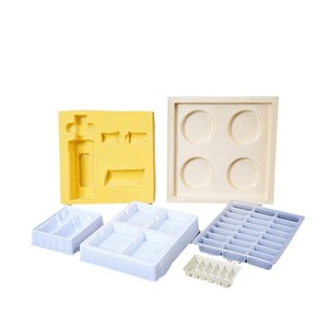 Boîtes d'emballage en plastique sur mesure avec inserts en blister, revêtement floqué PVC PET pour le rangement d'électronique - Product Image 1