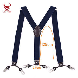 Boîte d'emballage broderie florale Pure Multi couleurs bretelles élastiques homme pantalon réglable bretelles chemise jarretelles hommes - Product Image 2