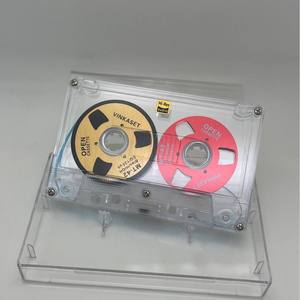 Cinta de casete de audio de alta resolución con bobina metálica impresa, estructura de bobina abierta, medios de grabación analógica de doble cara - Product Image 3