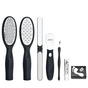 <span class=keywords><strong>Suite</strong></span> <span class=keywords><strong>de</strong></span> pedicura <span class=keywords><strong>de</strong></span> acero inoxidable siete en uno Cuidado personal multifuncional Removedor <span class=keywords><strong>de</strong></span> callos Lima <span class=keywords><strong>de</strong></span> metal para cutículas Exfoliación <span class=keywords><strong>de</strong></span> pies - Product Image 4